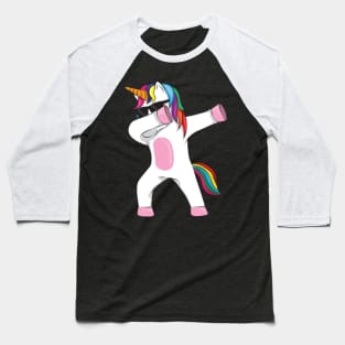 Cute Dabbing Unicorn Shirt Funny Unicorn Dab shirt Baseball T-Shirt